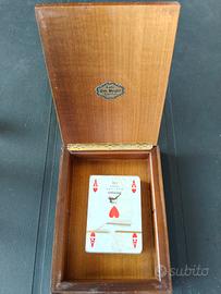 Scatola portacarte legno Dal Negro + Carte Modiano