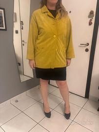 Giacca in pelle Nabuk