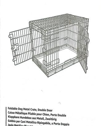 Gabbia metallica per cani
