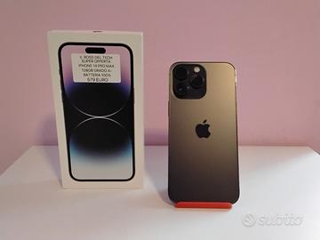 PROMO PAZZA IPHONE 14 PRO MAX 🔋100% ritiro usato