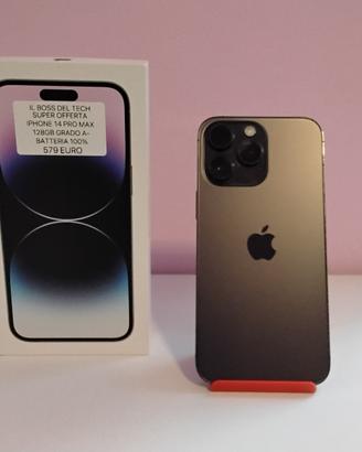 PROMO PAZZA IPHONE 14 PRO MAX 🔋100% ritiro usato