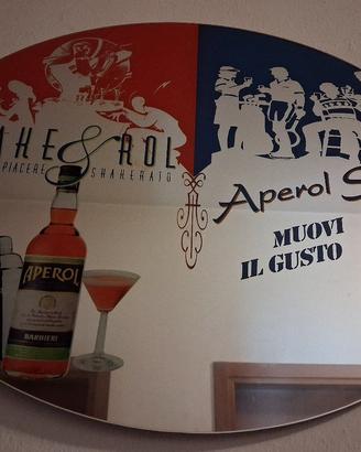 specchio da bar Aperol
