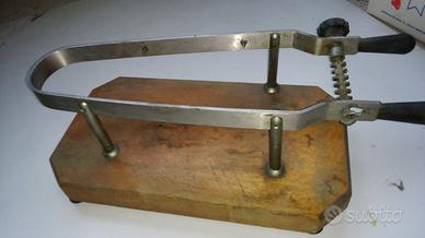 Morsa per Prosciutto con Base in Legno Massello