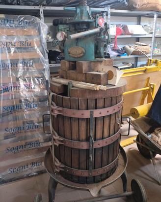 torchio idraulico 10 quintali 