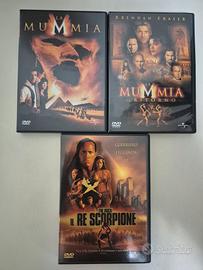 DVD La mummia 1 e 2 + il re scorpione