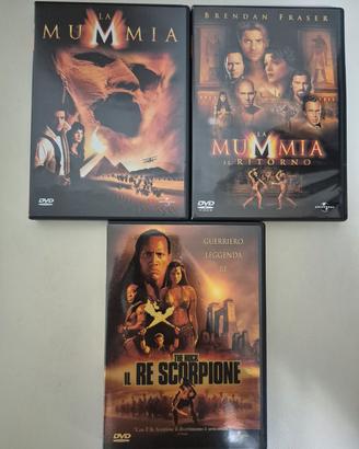 DVD La mummia 1 e 2 + il re scorpione