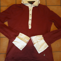 T-Shirt MARINA YACHTING M rosso e bianco