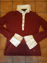 T-Shirt MARINA YACHTING M rosso e bianco