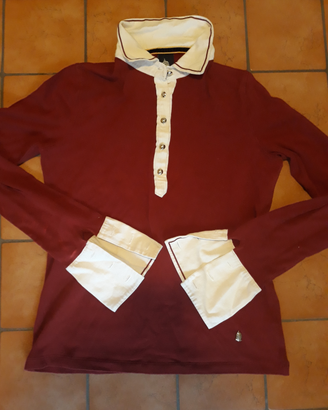 T-Shirt MARINA YACHTING M rosso e bianco