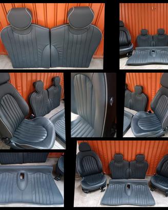 Sedili pelle nera anatomici Mini Cooper park lane 