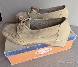 Scarpe donna n.39 - Katrin - Nabuk Bucato Sabbia