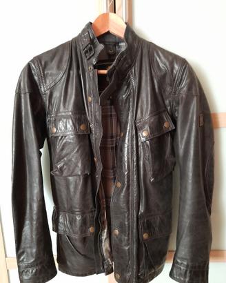 Giacca in pelle Belstaff donna Panther Trialmaster