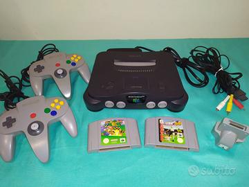 NINTENDO 64 + 2 JOYPAD + 2 GIOCHI + ACCESSORI