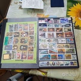 Francobolli usati collezione 4 album pieni