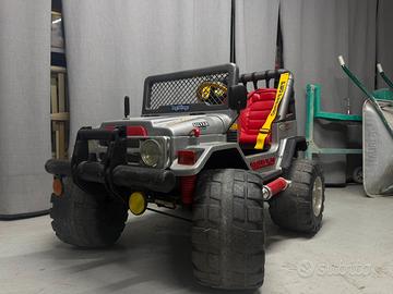 Peg Perego GAUCHO 12V Jeep Elettrica Bimbo Silver