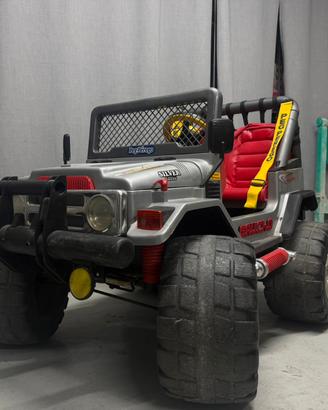 Peg Perego GAUCHO 12V Jeep Elettrica Bimbo Silver