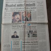 Guerra Iraq Gazzetta Mezzogiorno 18 gennaio 1993