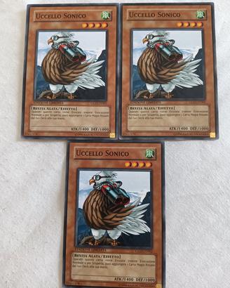 Yu-Gi-Oh: 3x "Uccello Sonico"