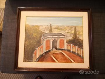 quadro olio su tela  firmato g. di fiore