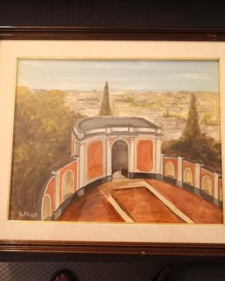 quadro olio su tela  firmato g. di fiore