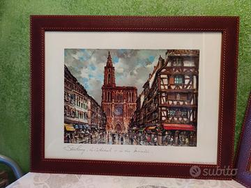 Quadri con stampe illustrative.