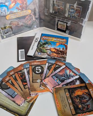 gioco Ds Insetti mutanti con carte da collezione 