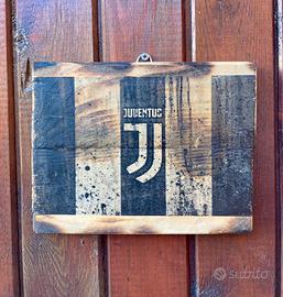 Juventus stampa su legno 20x15 cm.
