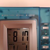 Orologio MULTIFUNZIONE da parete/tavolo a batteria