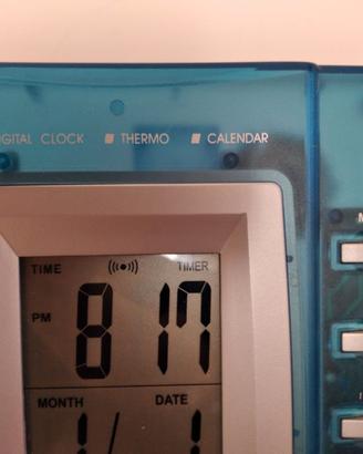 Orologio MULTIFUNZIONE da parete/tavolo a batteria