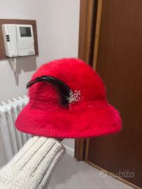 Cappello Kangol vintage anni ‘50 con piume