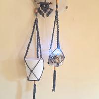 Portapiante macramè appeso sospeso  Arazzo macramè