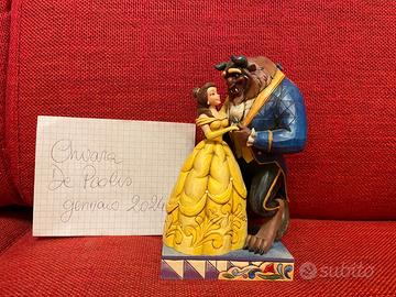 Statua Disney Traditions - La bella e la bestia