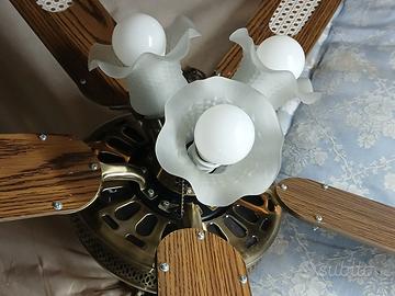 Lampadario con ventilatore