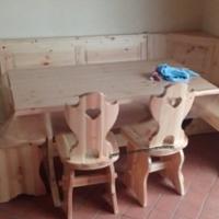 coppia sedie  tirolesi o Western  in pino grezzo 