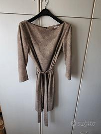 vestito maniche a 3/4 Borbonese