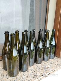 12 bottiglie da 0.75 cl., usate pulite 