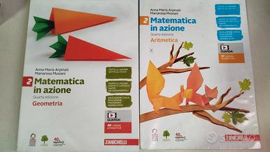 Libri Matematica in azione 2 aritmetica+geometria