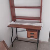 Scrittoio con libreria anni 50/60