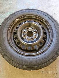 Cerchio e gomma per Fiat Panda