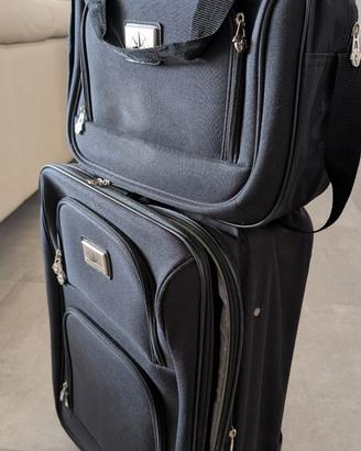 Trolley blu 55x40x20