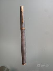 penna stilografica Parker 75? argento e oro 