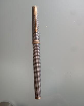 penna stilografica Parker 75? argento e oro 