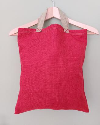 Borsa shopper homemade rossa di alta qualità.