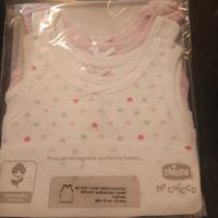 set di canottiere intime Chicco con spalla larga e