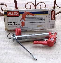 Pistola per ingrassaggio pneumatica/manuale valex
