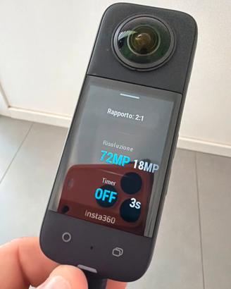 Insta 360 x 3 x3 come nuova