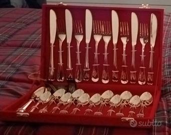 Set 24 posate placcate oro