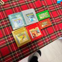 Game boy pokemon rosso verde oro argento cristallo