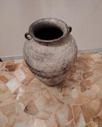 Anfora in terracotta da arredamento