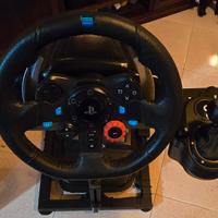 logitech g29 + supporto + cambio manuale 